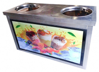 Фризер для жареного мороженого Foodatlas KCB-2Y (стол для топпингов) 