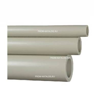 Труба полипропиленовая FV-Plast CLASSIC - 40×6,7 (PN20, штанга 4м, цвет серый)
