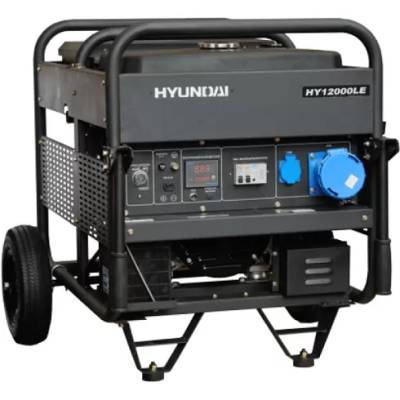 Бензиновый электрогенератор Hyundai HY 12000LE Rental 