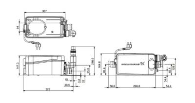 Канализационная установка Grundfos Sololift 2 D-2